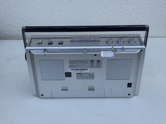 ION AUDIO BOOMBOX DELUXE RETRO AM/FM RADIO BLUETOOTH CASSETTE PLAYER iSP1128