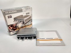 M-AUDIO Fast-Track USB Portable Audio Interface for Guitars Mics and Instruments
