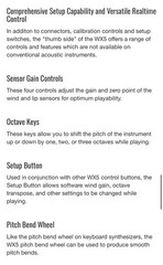 Yamaha WX5 Wind MIDI Controller Pitch Bend Wheel MIDI Out WX Out (WX5)