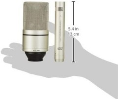 990/991 Condenser Microphone Bundle for Home Studio Recording | Champagne Finish