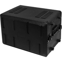 6U Rack Case Shallow 12″ Depth, 19″ Rackmount Flight Case Watertight Dust-Proof