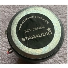 25MM Titanium PA Driver Compression Screw-on Horn Powered Speaker Driver Tweeter