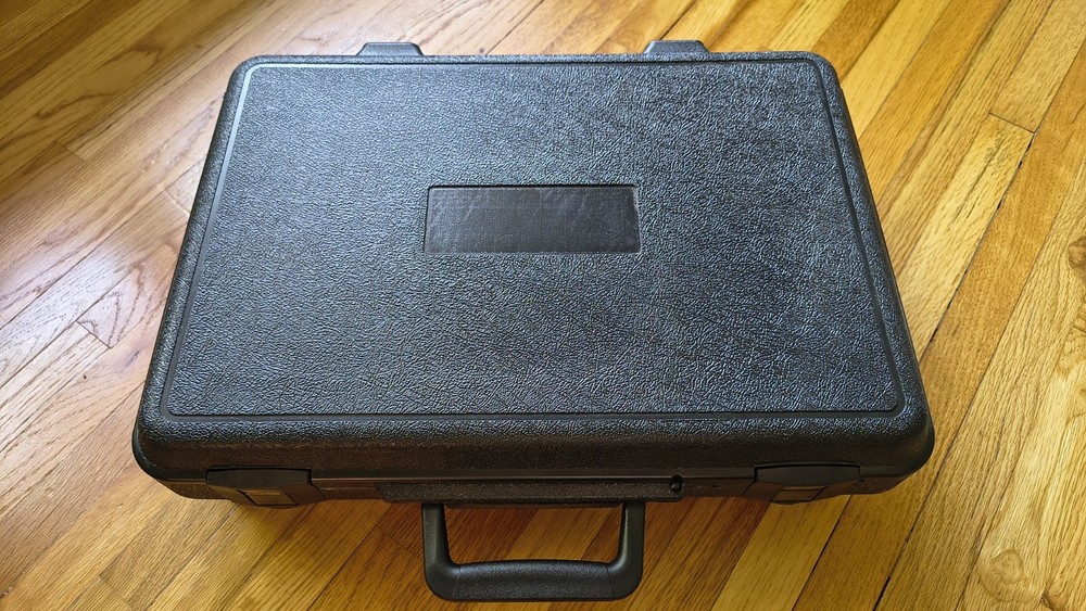 Hard Plastic Carrying Case 16×12 Black Tool Equipment Protective Storage Box