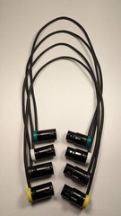 Low-Profile XLR 3pin Male to 3pin XLR Female Cable Audio Line Zaxcom Zoom 20inch