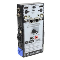 Blastking CT-30 Cable Tester XLR, Speakon, DMX, 1/4″, Powercon, DIN, USB