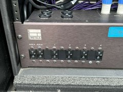 D&B Audiotechnik D12 Power Amp Rack PackageW/3 D12, Distro, Cables #1038/39.THS