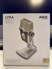 AKG Lyra USB-C Multi-Pattern Condenser Microphone Streaming Podcast Studio