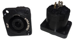2x Neutrik NL2+ 2 Pole Speak On Connector Chassis Panel Mount Speaker Terminal