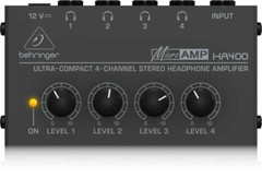 BEHRINGER MICROAMP HA400 DJ EQUIPMENT STEREO HEADPHONE MICRO AMPLIFIER ‎HA400