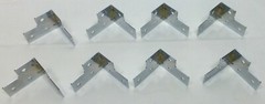 (8) Eight 6 Hole Medium Brace for ATA Flight Case – Chrome Finish