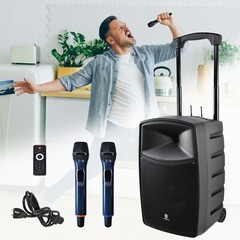 Proreck 800W 10“ Rechargeable Bluetooth Wireless PA Speaker for party