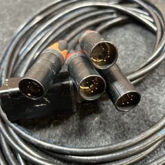 Neutrik Snake Break In RJ45 to 4 Channels Male 5 Pin DMX Connectors Adapter 6ft