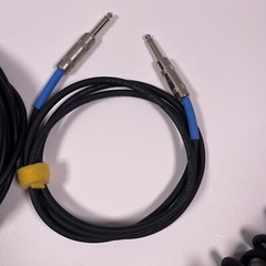 Audio Cable 1/4″ Lot Various Lengths For DJ Sound Booth Stage EUC
