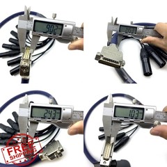 BOUUNCIY DB25 to 8 XLR Male Snake Cable 6.56ft
