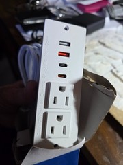 Recessed Power Strip 30W USB C,Furniture Flush Mount Desk Outlet,2 Outlets 4 …
