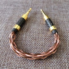DIY Sony Kimber Kable wire refitted Balance 8-wire Braided Cable 3.5mm Jack 10cm