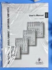Behringer Eurorack UB502 5-Input 2-Bus Audio Mixer Boxed Manual Complete Mint