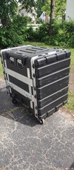 REDUCED PRICE! 4 – Shock Mounted 16 Rack Unit Road/Flight Cases
