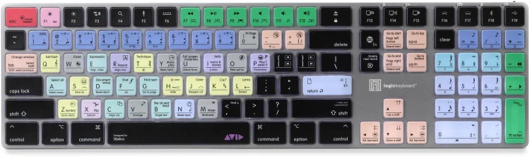 LogicKeyboard Titan Wireless Backlit Keyboard for Avid Sibelius – Mac