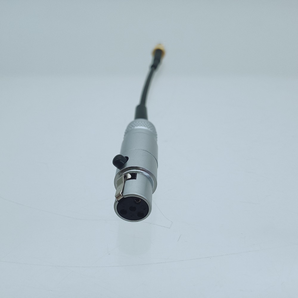 Mini-XLR 4Pin TA4F jack to Microdot 3″ audio RF cable for Microphones headphones