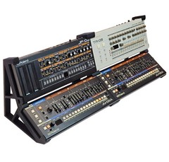 2 Tier Desktop Stand Fits 4 Roland Boutique JP-08 JX-03 TB-03 Synthesizers