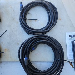 Stage Speaker Stage Cable Power Lot Plz See Pics And Read Full Description