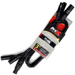 ProX 12AWG Jumper Power CAT6 XLR TR1 Link Cable 3:3 Wire 3ft XC-TR112-XLRCAT6-03