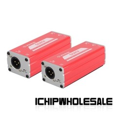 2PCS SD201 48V Phantom Powered Active Direct DI Box for Professional Stages