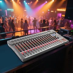 16-Channel Professional Mixer Audio Mixer Console Tabletop Audio Mixing Console