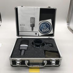 AKG C214 Wired Condenser Microphone Professional 20 KHz 156 DB XLR Tested