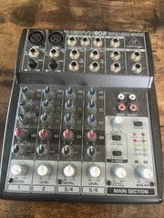 Behringer Xenyx 802 Premium 8-Input 2-Bus Mixer with Power Supply