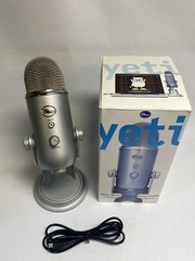 Blue Yeti USB Condenser Microphone Silver Gray