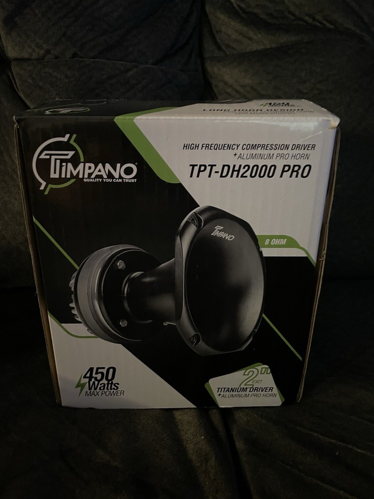 Timpano TPT-DH2000 PRO 2″ Exit Compression Driver Horn 450 Watts Max Power 8 Ohm