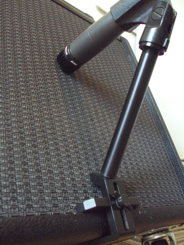 ** NEW „CLAMP-ON“ Mic Holder for Guitar Amp (sm57,e609,ribbon, Dual Microphone)