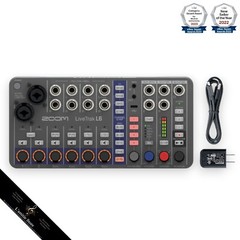 ZOOM LiveTrak L6 32bit 10in/12tracks MIDI Digital Mixer and Recorder L-6 Japan