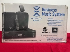 Crown Audio JBL G140MAXPACK Commercial XM Satellite Radio Business Music System