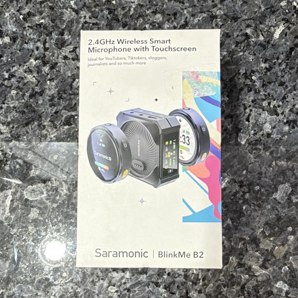 Saramonic BlinkMe B2 2.4GHz Wireless Smart Microphone with Touchscreen