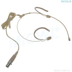 BM28 Dual Ear Headset Microphone Mic For Shure Wireless TA4F mini XLR MiCWL