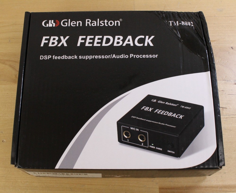 Glen Ralston TM-8802 FBX DSP Feedback Suppressor Audio Processor – Open Box