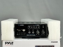 Pyle PFA600BU Wireless Bluetooth Karaoke Amplifier Receiver System, 300 Watts