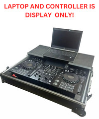 LASE ATA Style Case For Pioneer XDJ-RX3 Controllers w/ Wheel & Glide for Laptop