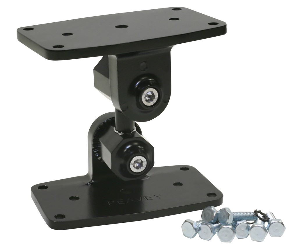Peavey Versamount 35 Black Speaker Bracket – Adjustable Wall/Ceiling Mount