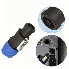 10pcs 4 Pole Speakon Male Plug Pro Audio Cable 4 Conductor Connector Adapter End