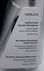 Singing Machine SMM-205 Unidirectional Dynamic Karaoke Microphone 10 Ft. Cord