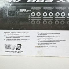 Behringer PowerPlay Pro-XL HA4700 4-Channel Headphone Distribution Amplifier