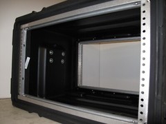 Hardigg Pelican ProRack Rackmount 06U x16 Black Weather Tight Hard Rack Case
