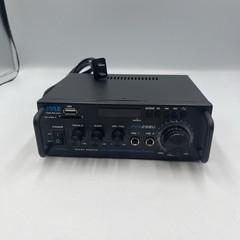 Pyle Compact Bluetooth FM Power Amplifier 100WX2 Max 2 Inputs w/ RCA & Terminals