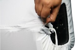 Rockville White 12″ Slip Cover Scrim For Fender Audio Fighter 12 PA DJ Speaker
