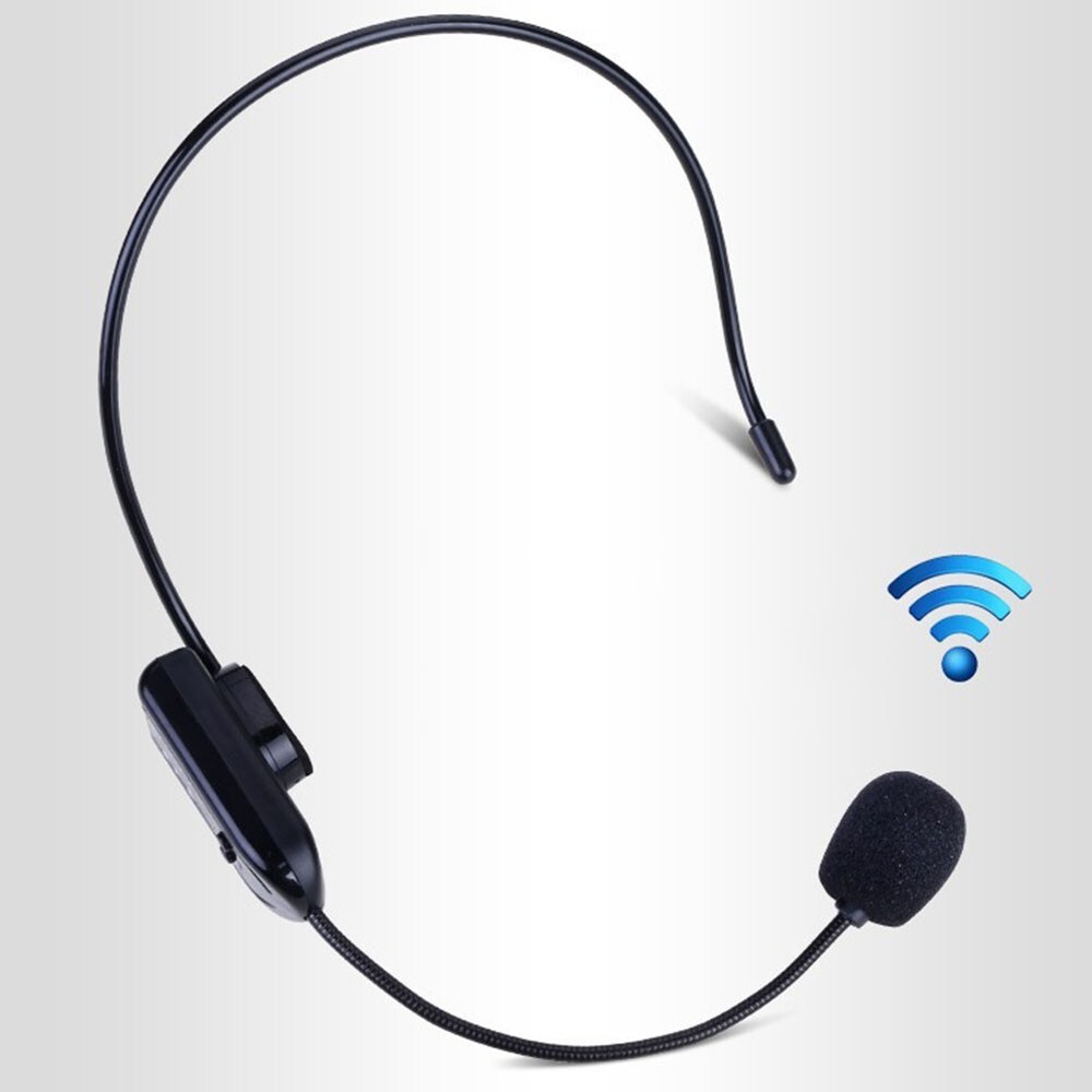 FM Wireless Microphone Headset Megaphone Radio Mic For Loudspeaker For Teaching