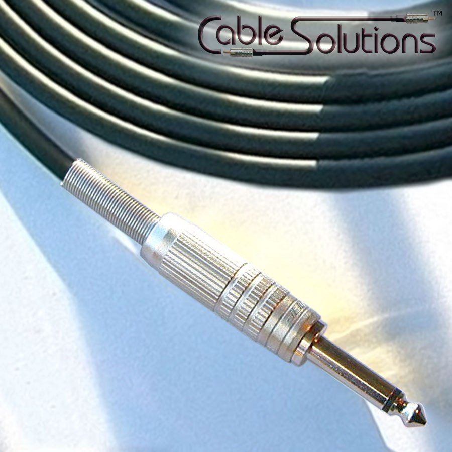 Canare GS-6 Low Noise OFC Guitar/Instrument Cable, Hand-Crafted, 1.2m, Black